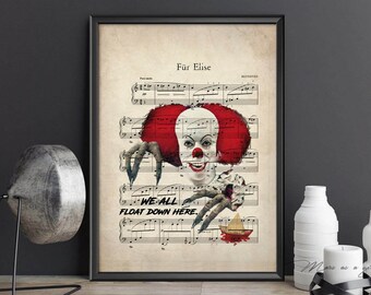 274860 Stephen King's IT Pennywise Horror Movie POSTER PRINT WALL FR 274860 Stephen King's IT Pennywise Horror Movie POSTER PRINT WALL FR
