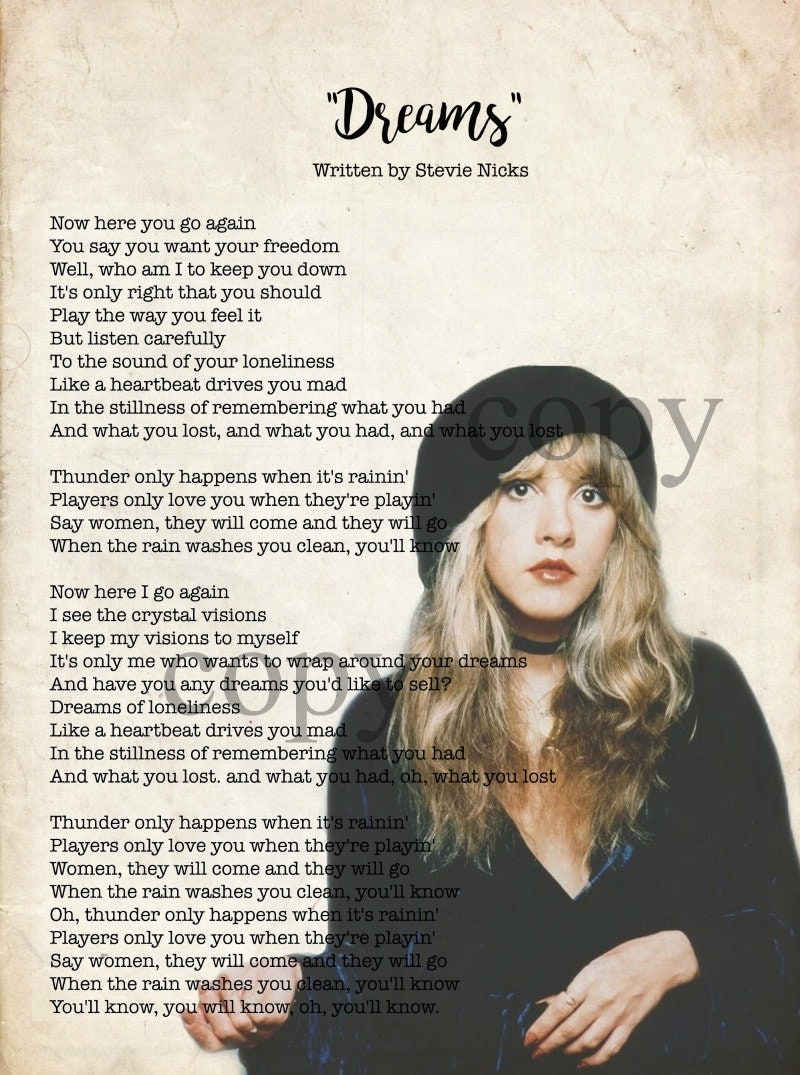 She's just playing you darling  Stevie nicks lyrics, Great song lyrics,  Stevie nicks quotes