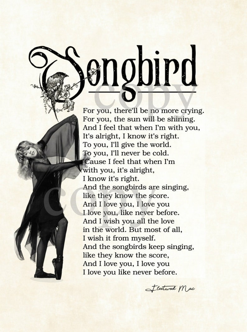 Fleetwood mac songbird lyric swifthrom Fleetwood mac songbird lyric swifthrom