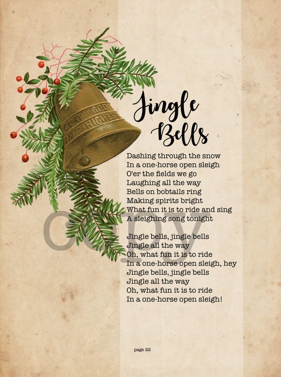 Christmas Songs – Jingle Bells Lyrics