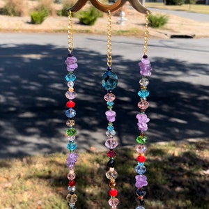 Triple Goddess Sun-Catcher w/Amethyst Crystal