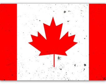 Canada Flag Canadian Flag Maple Leaf Luggage Tags With Full Back Privacy Cover W//Steel Loops