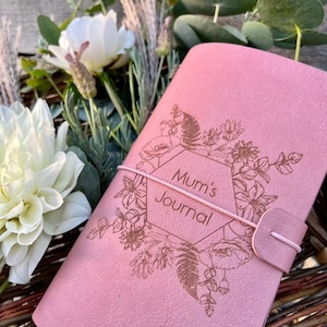 Personalised Floral Journal