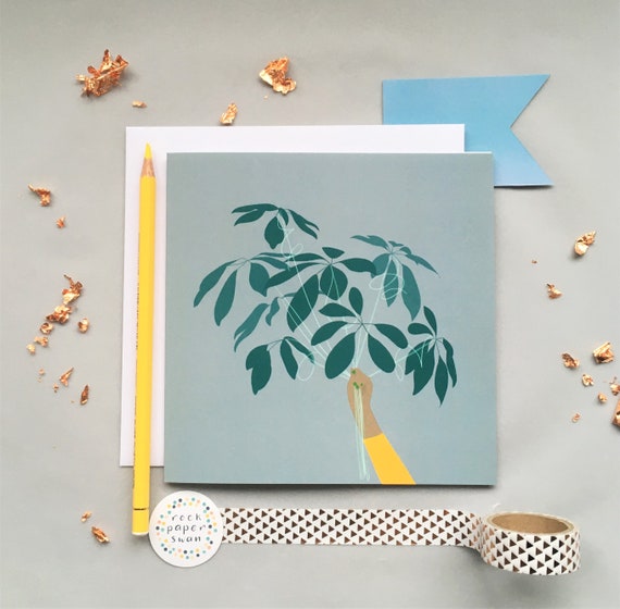 Leaf Balloons Card - Just Because Card