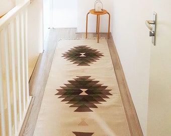 Southwestern Style Rug Made From Recycled Plastic Bottles