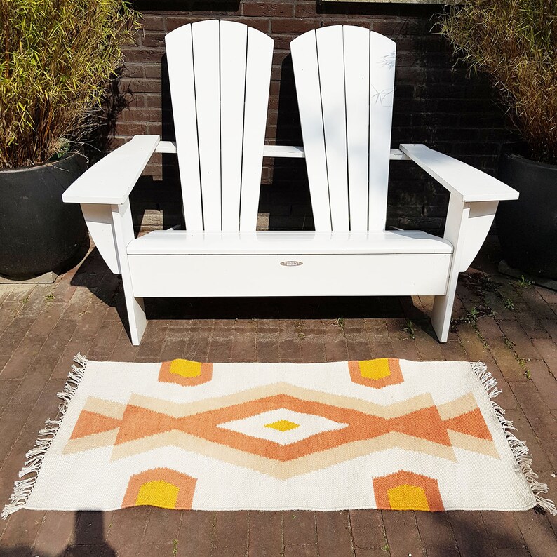 Southwestern Style Rug Made From Recycled Plastic Bottles