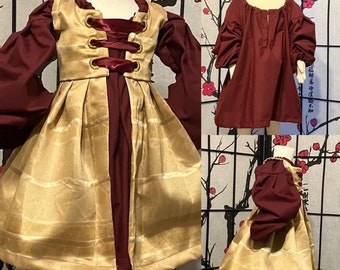 Burgundy Princess Toddler Outfit