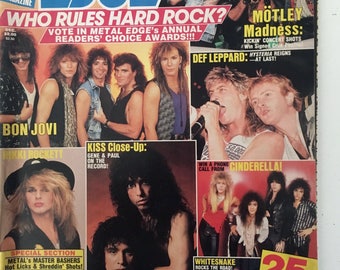 Metal Edge magazine volume 32. No 6
