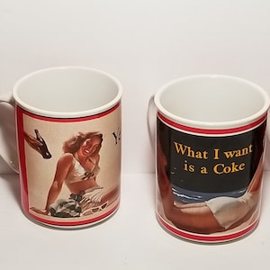 Coca Cola im Laufe der Jahre The Heirloom Tradition Sammlerset mit 4 Teekaffeetassen 1943 1946 1950 1952 Jahrgang 1987