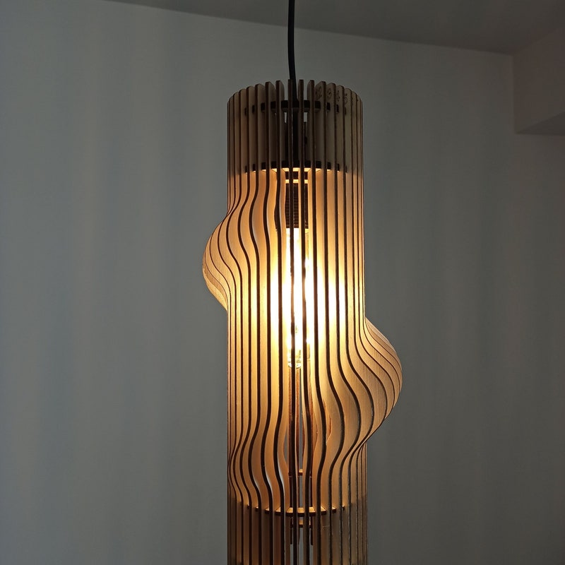 Wood Mini Pendant Lights - Etsy