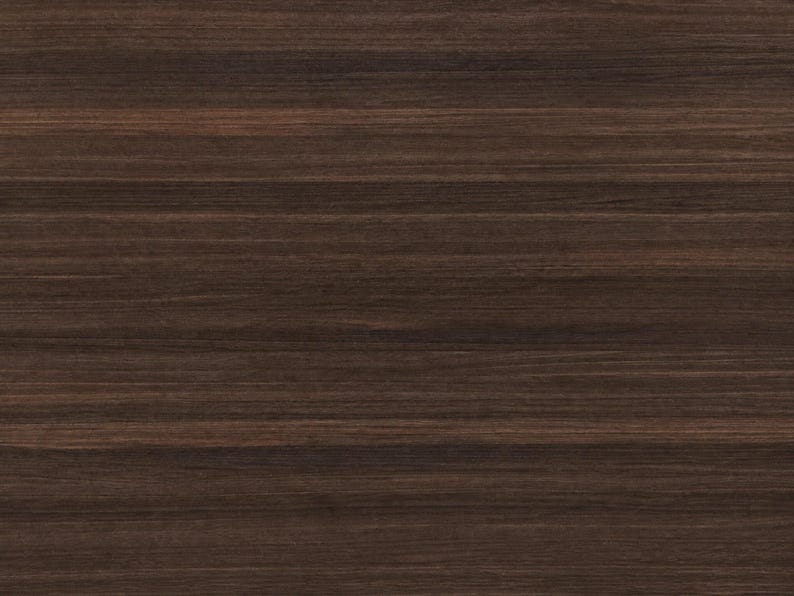 May include: A dark brown wood grain texture featuring horizontal lines and natural patterns. The surface displays deep chocolate tones with subtle variations in color, creating a consistent and linear appearance across the entire flat plane.