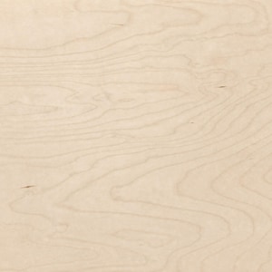 May include: A light beige wooden surface featuring a natural grain pattern with flowing, organic lines in slightly darker tan tones. The texture is smooth and uniform, showcasing the characteristic swirls and rings of light-colored wood.