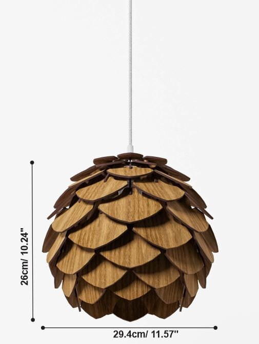 Nordic Modern Led Wooden Pendant Lights Kitchen Office Bedroom Hanging Lights Solid Wood Home Decor Dining Room Pendant Lights - 39 - View #3