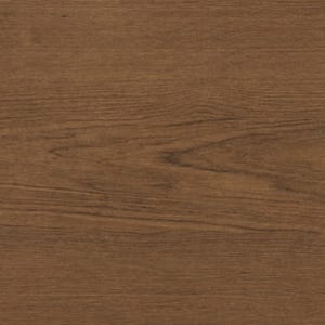 May include: A medium brown wood surface featuring a natural grain pattern with horizontal lines and subtle variations in tone. The texture displays the organic characteristics of timber, showing darker streaks and lighter brown highlights throughout.