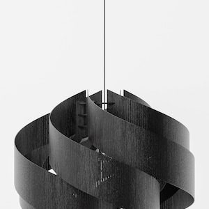 Chandelier / Pendant Lights The Secret 900 / Wooden Lamp Shade / Nordic Lamp / Handmade Ceiling lamp image 2
