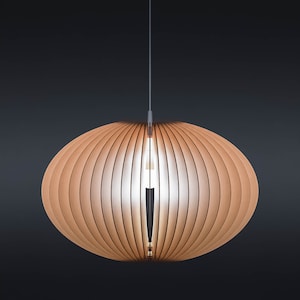 Wood lamp "The Infinity" / wooden lamp shade / hanging lamp / pendant light / ceiling lamp