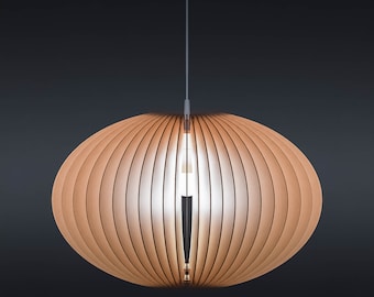 Wood lamp "The Infinity" / wooden lamp shade / hanging lamp / pendant light / ceiling lamp