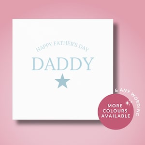 Karte zum Vatertag // Alles Liebe zum Vatertag, Karte für Papa Daddy Vater, Karte für Papa, süße Vatertagskarte, Karte zum Vatertag