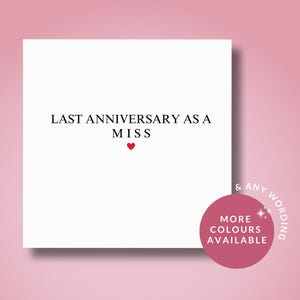 Tarjeta de aniversario de prometida 2025 // Último aniversario como tarjeta de felicitación, Para mi prometida, Tarjeta de aniversario para novia prometida, Tarjeta de prometida