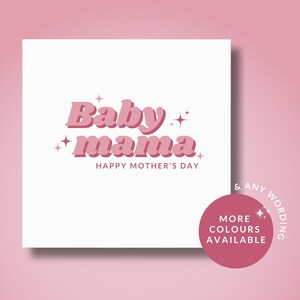 Cartão de mamãe bebê, mamãe menina, cartão do primeiro dia das mães, cartão do dia das mães da nova mamãe, primeiro dia das mães da mamãe, primeiro dia das mães como minha mamãe