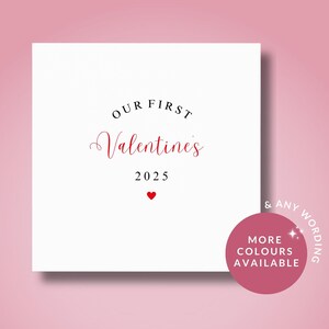 Il nostro primo biglietto di San Valentino 2025, il primo biglietto di San Valentino insieme, al mio ragazzo ragazza, biglietto di San Valentino fidanzato ragazza