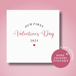 Il nostro primo biglietto di San Valentino 2025, il primo biglietto di San Valentino insieme, al mio ragazzo ragazza, biglietto di San Valentino fidanzato ragazza