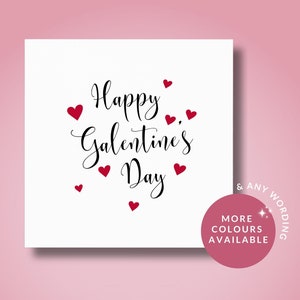 Carte Joyeuse Saint-Valentin // Carte de Galentine pour sa meilleure soeur, cadeau de Galentine pour elle, carte de Saint-Valentin pour sa meilleure amie