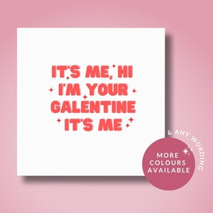 Carte Happy Galentine's Day // Carte de Galentine pour sa meilleure soeur, cadeau de Galentine pour elle, carte de Saint-Valentin pour sa meilleure amie