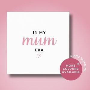 Carte de baby shower, À l'époque de ma mère, Cadeau de naissance, Future maman, Future maman, Cadeau pour parents, Bienvenue dans le monde, Petite fille