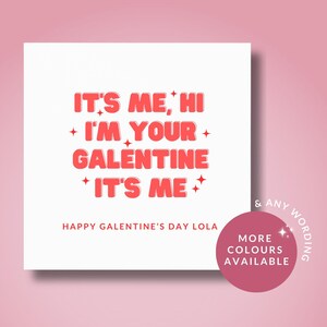 Carte Happy Galentine's Day // Carte personnalisée de Galentine pour sa meilleure soeur, cadeau de Galentine pour elle, carte de Galentine pour sa meilleure amie