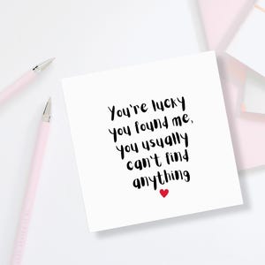 Tarjeta de aniversario divertida: para esposo, novio y boda. imagen 4
