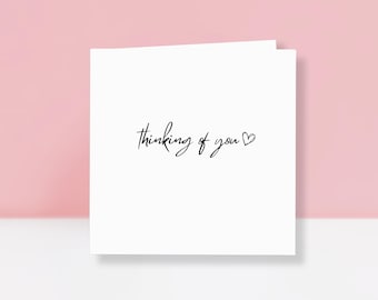 Thinking of You Card – Condolences Sympathy Card - Mental Health Support - Sorry For Your Loss