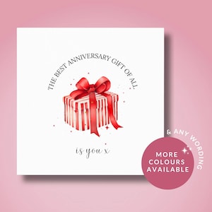 Happy Anniversary Card // Anniversary card for him her husband wife boyfriend girlfriend, Funny quote anniversary card, Wedding anniversary