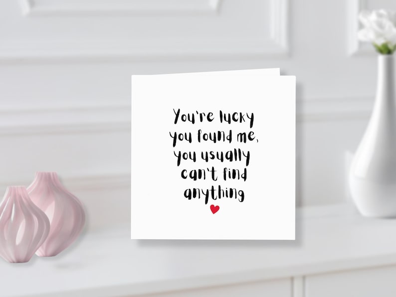 Tarjeta de aniversario divertida: para esposo, novio y boda. imagen 5