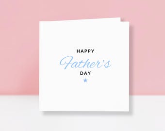 Father’s Day Card – Happy Fathers Day Dad Card – Heartfelt Dad Card - Gifts For Fathers Day - Dad Fathers Day Card - Simple Fathers Day Card