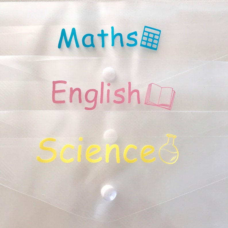 Subject Labels Labels for Students Labels for Teachers Etsy