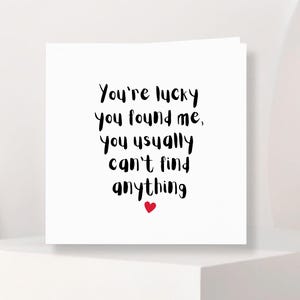 Tarjeta de aniversario divertida: para esposo, novio y boda. imagen 6
