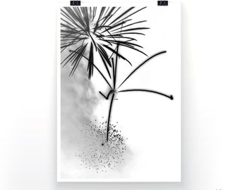 Fireworks #1 - Printable Card, Firework Photography, Downloadable Art, Size A5 | A6