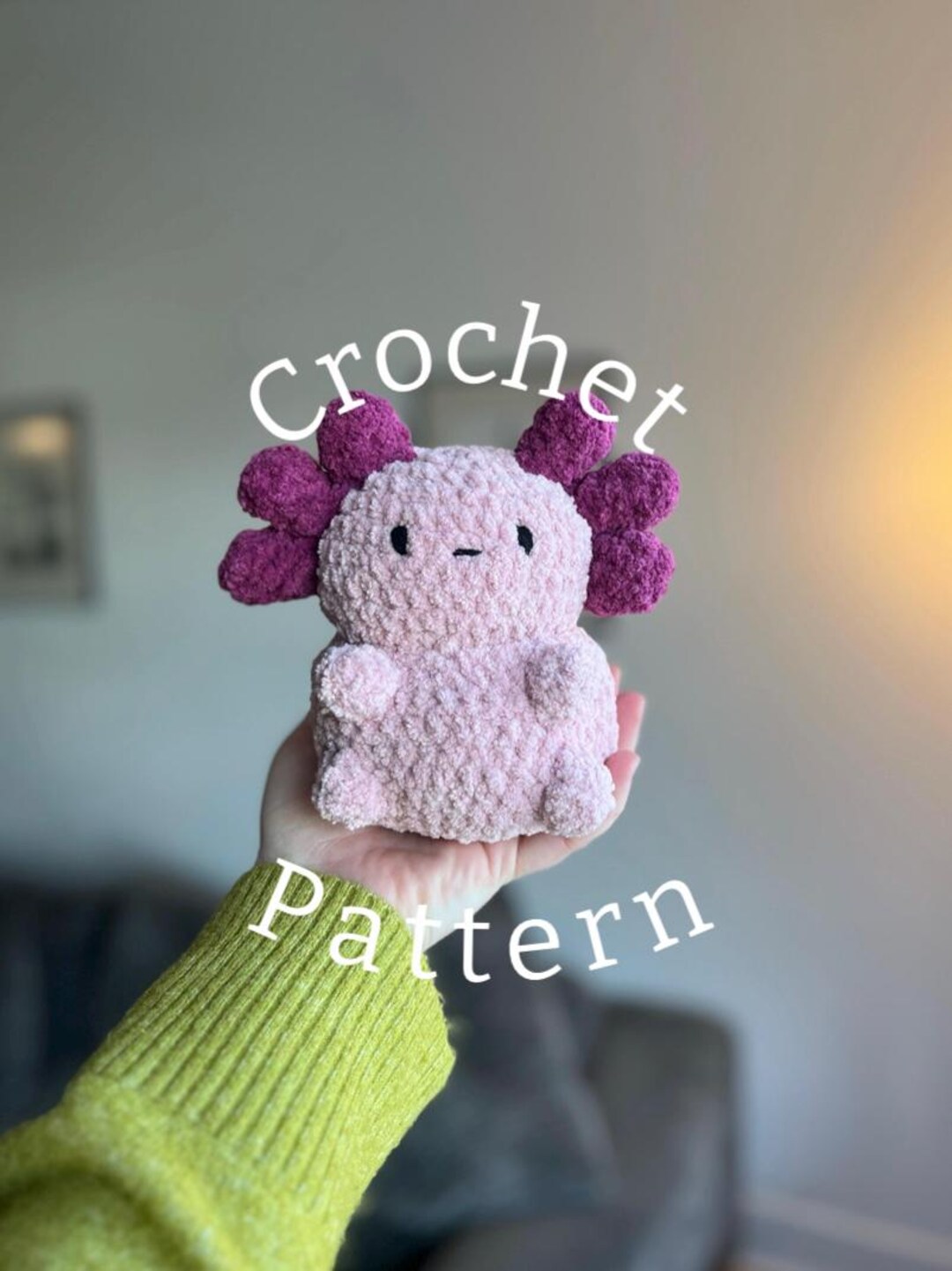Crochet Axolotl Plush Pattern: Mochi Amigurumi (PDF Download) - Etsy