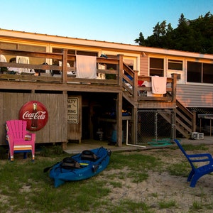 Beach House at Sunset: Pawleys Island, South Carolina