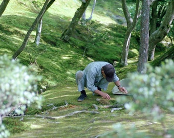 Moss Tender - Kyoto Temple On the Philosophers Walk