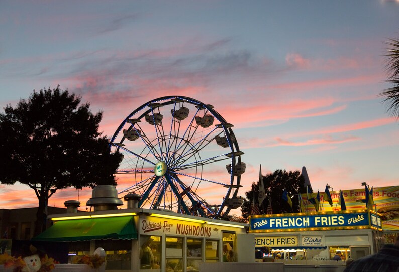 State Fair at Sunset image 1