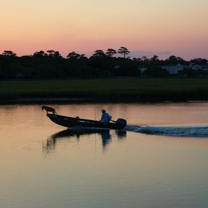 Salt Marsh at Sunset: Pawleys Island, South Carolina