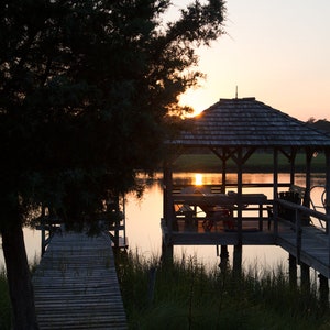 Dock at Sunset: Pawleys Island, South Carolina