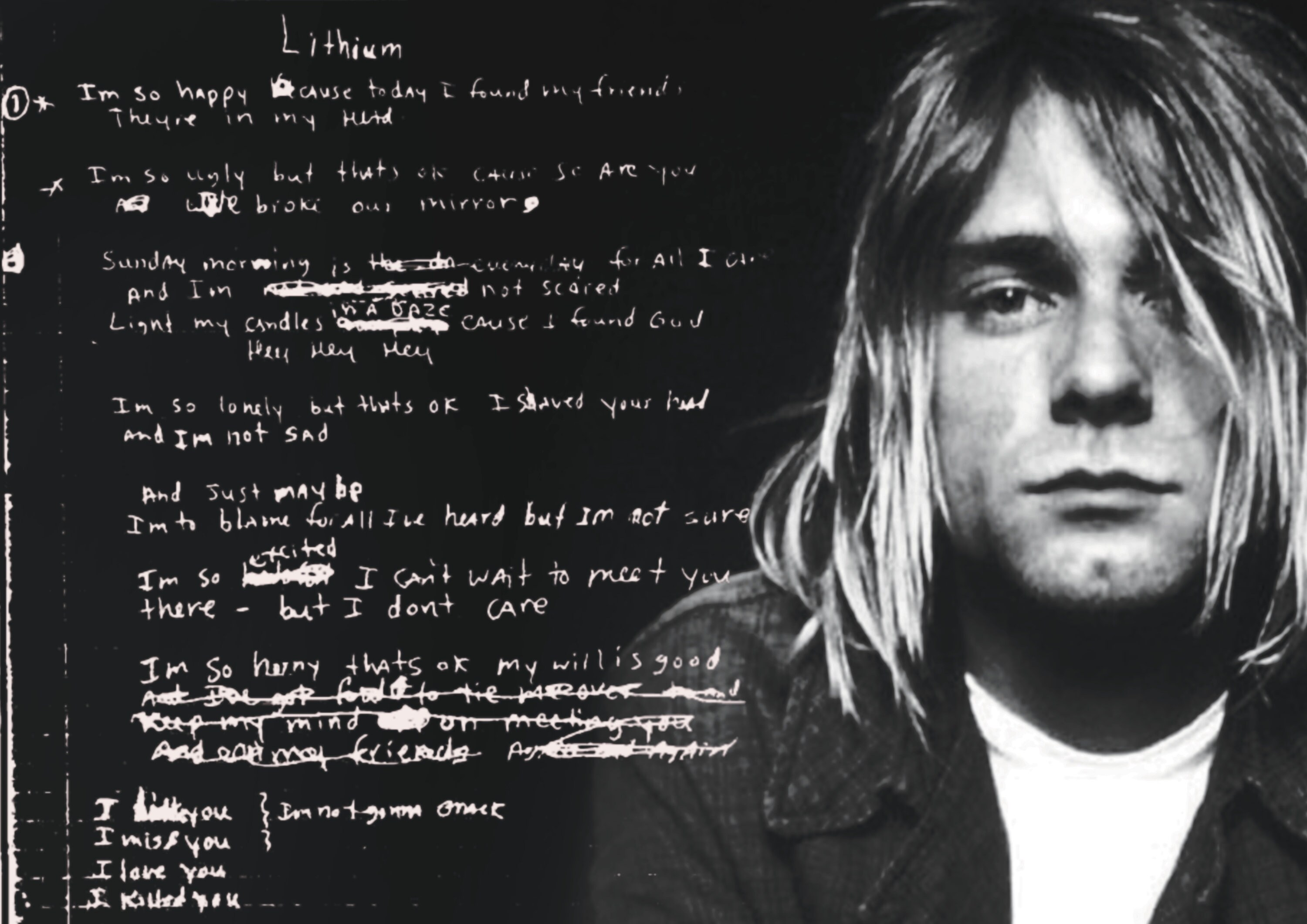 Nirvana Art Print , Kurt Cobain , Nirvana Poster , Birthday Gift , Gift for Him , Gift for Her