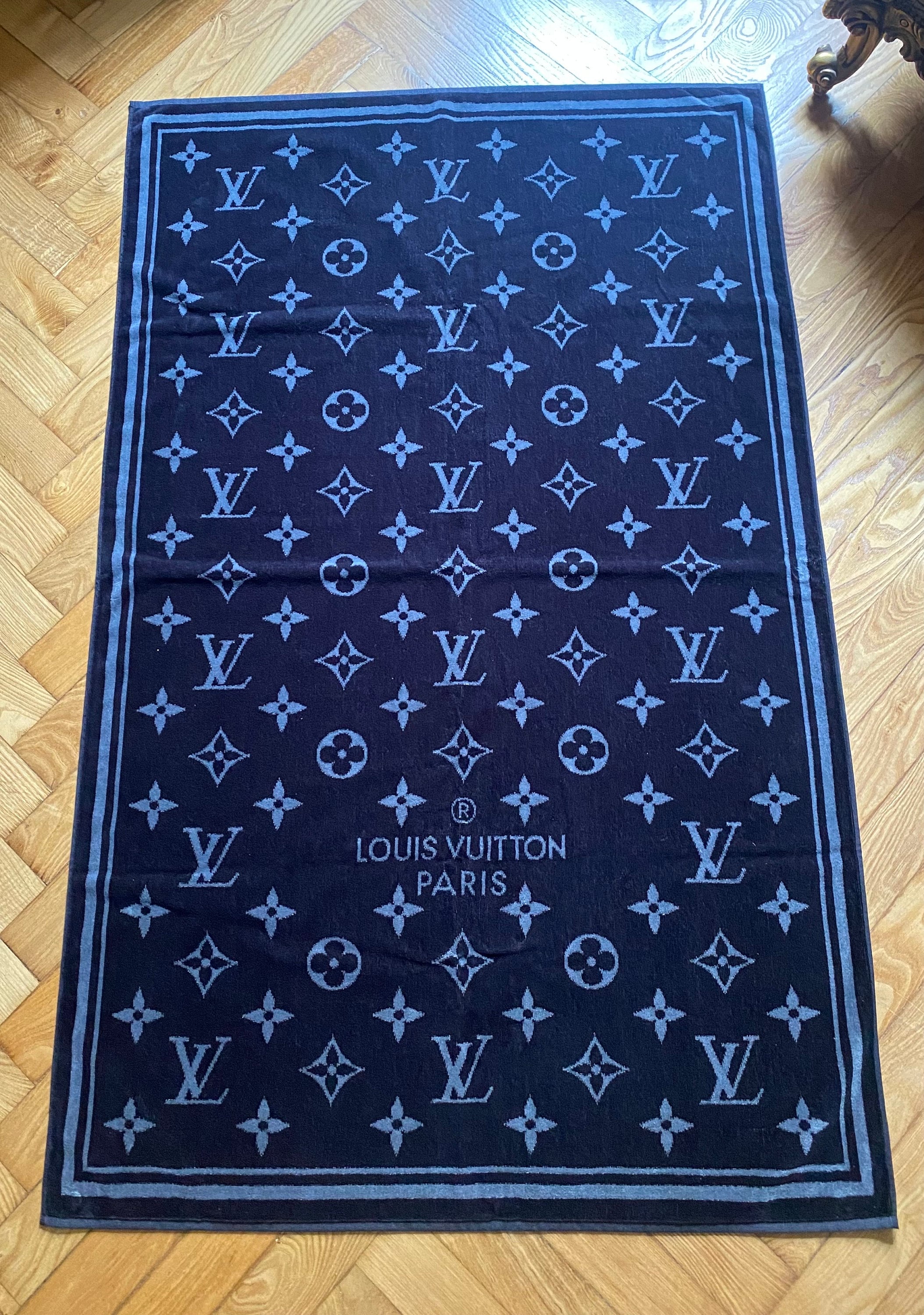 Buy Authentic Louis Vuitton Beach Towel Logo Beach Towel Online in India 