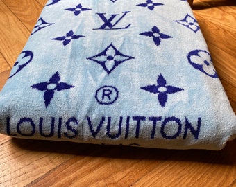 Louis Vuitton Monogram Eclipse Throw Blanket - Black Throws