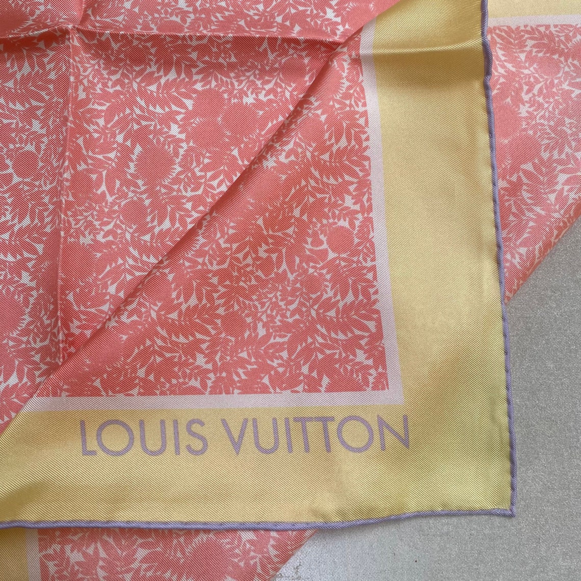 Vintage Louis Vuitton Silk Scarf Louis Vuitton Vintage Silk - Etsy