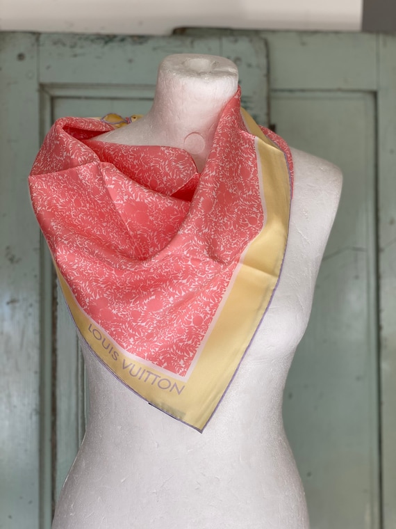 vintage louis vuitton silk scarf