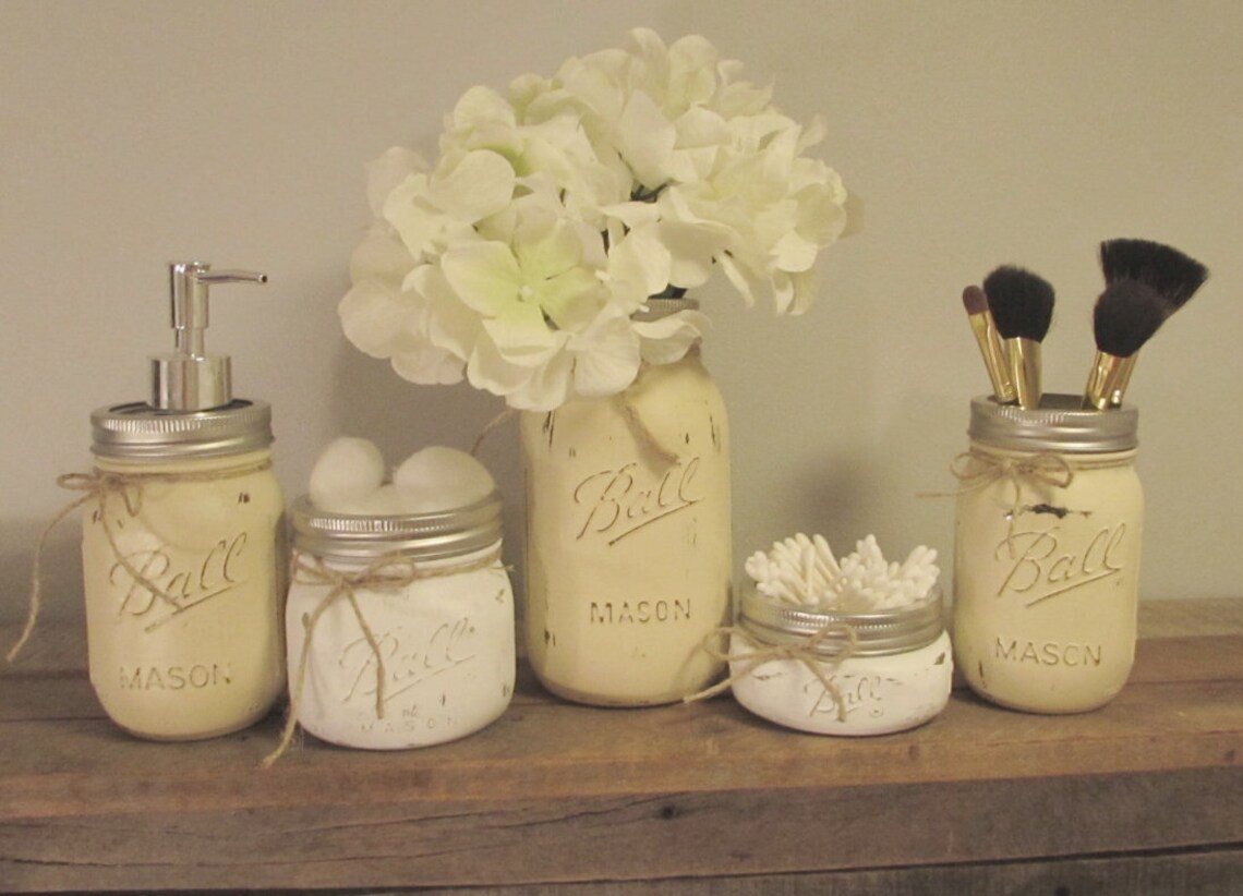 Conjunto de baño de la casa de campo almacén del baño del | Etsy